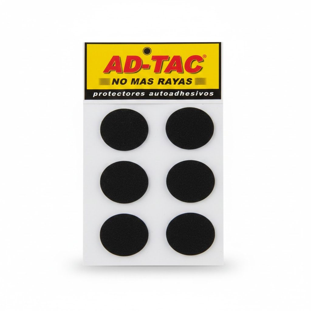 (GR30) TOPE GOMA CIRCULAR NEGRO 30mm